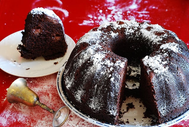 chocolate bundt cake recipe with liquor soaked cherries
