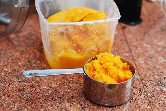 cooked butternut squash puree