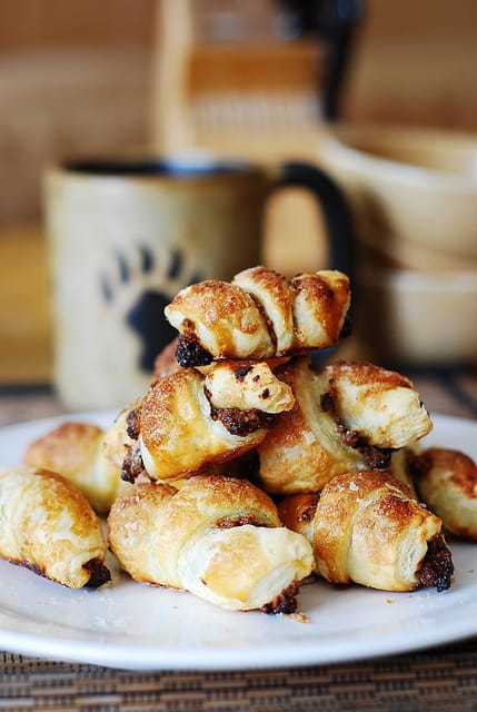 Rugelach with Pecan and Raisin Filling