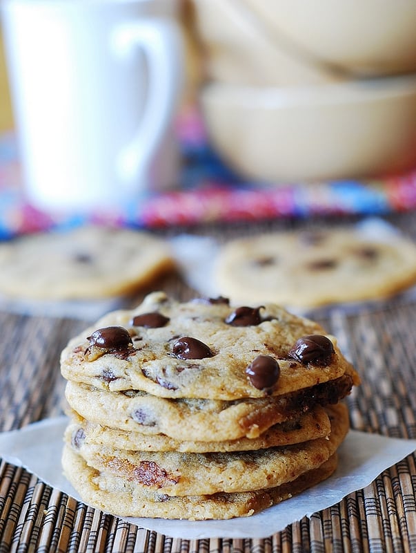 Soft and chewy chocolate chip cookies