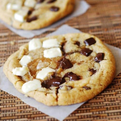 chocolate chip white chocolate chip cookies