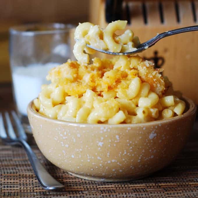 homemade macaroni and cheese recipe with whipping cream