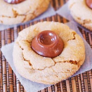 peanut butter surprise cookies with rolos