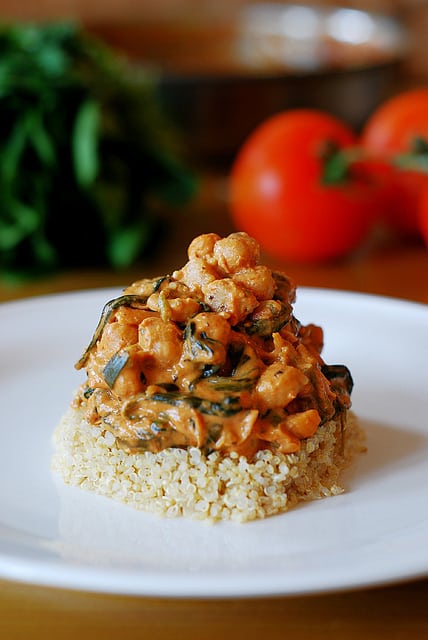 Easy Chickpea and Vegetable Curry with Quinoa - Julia's Album