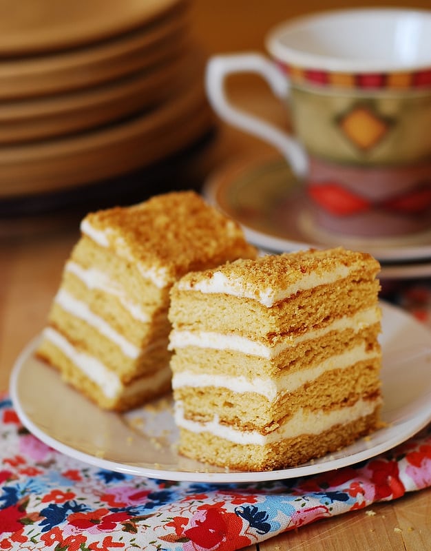 Honey cake - Medovik Tort - торт Медовик