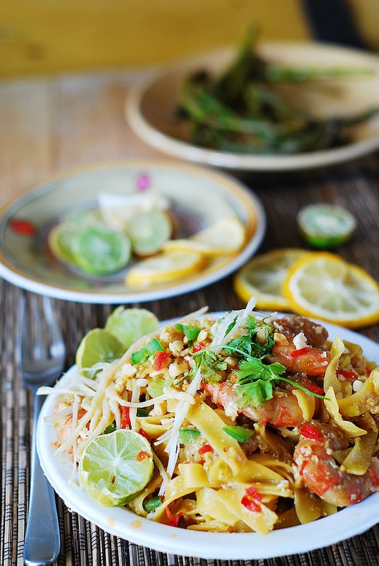 Pad thai noodles with shrimp by JuliasAlbum.com, on Flickr