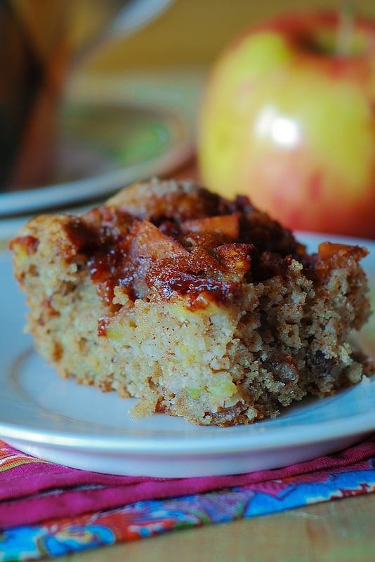 Easy apple cake - a perfect Fall recipe, nuts, pecans, cinnamon, Fall recipes, Fall desserts, Fall cakes, breakfast cake, coffee cake