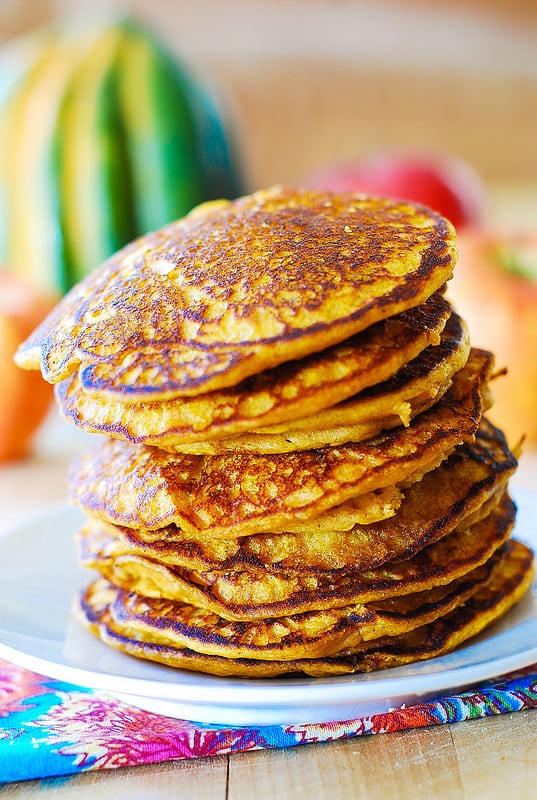 Easy pumpkin pancakes recipe