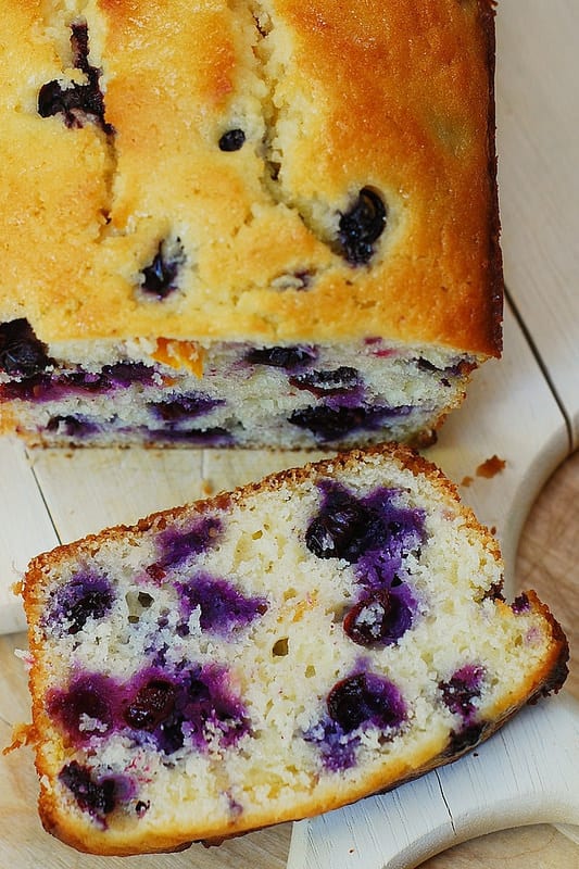 best blueberry bread, lemon blueberry loaf, berry recipes, berry desserts, blueberry desserts