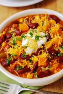 Butternut Squash Chili with Beef and Beans - Julia's Album