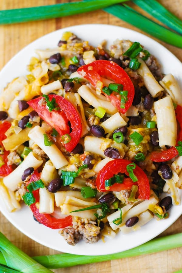 Mexican Pasta Bake With Black Beans And Sausage Julia S Album