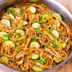 Thai zucchini noodles