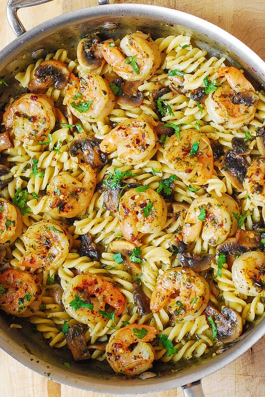 easy pasta recipes, easy shrimp pasta, summer shrimp pasta, seafood recipes, how to cook shrimp