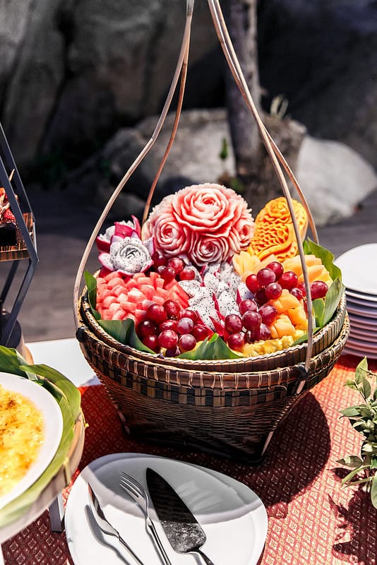fresh fruit in Ko Samui, best desserts in Ko Samui, the luxury collection, Starwood hotels and resorts, SPG
