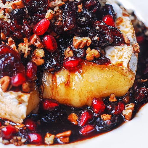 Baked Brie with Pomegranates Recipe - Love and Lemons