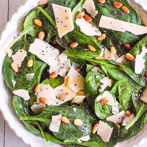 simple spinach salad