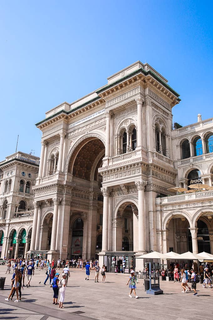 The Galleria Vittorio Emanuele II, Milan, Italy