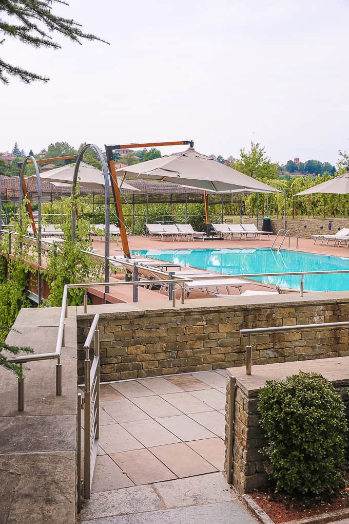 Swimming Pool at Villa Pattono, Piedmont, Italy