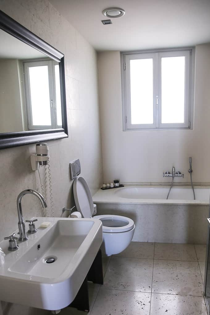 Bathroom at Villa Pattono, Piedmont, Italy