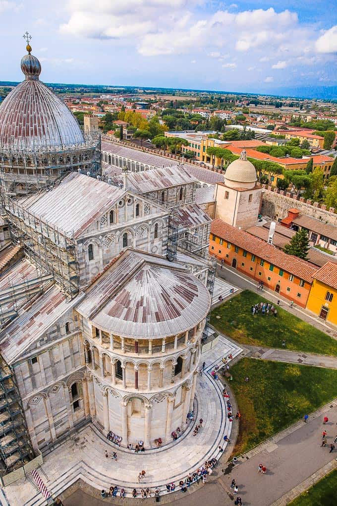 Pisa, Italy - view from the leaning tower