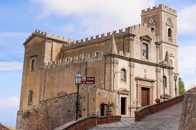Church Of San Nicolo In Savoca The Sicilian Church From The