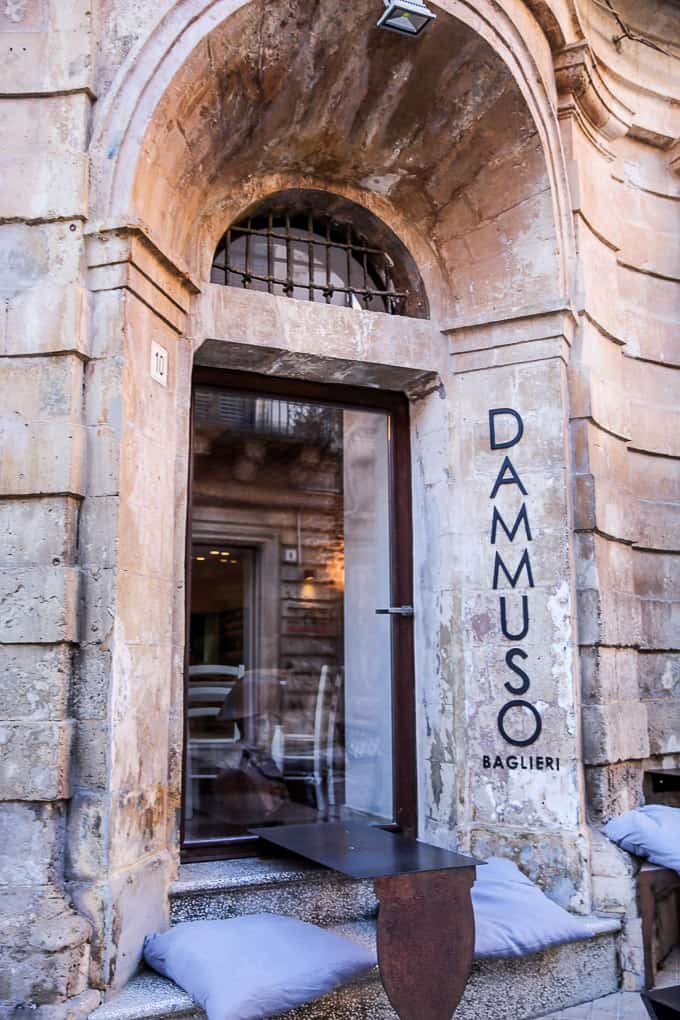 Ristorante Dammuso in Noto, Sicily, Italy