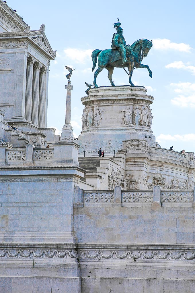 Statue of Victor Emmanuel II, Rome, Italy