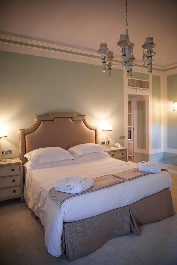 bedroom at Dievole Resort, Tuscany, Italy