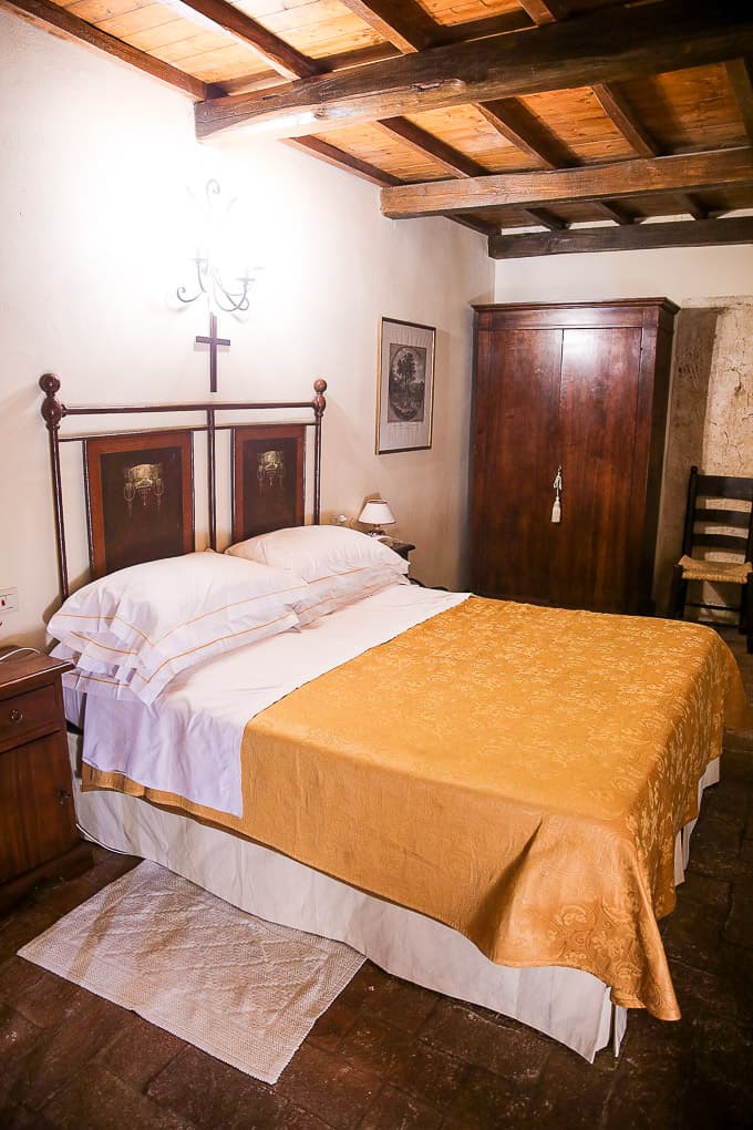 bedroom The Hotel Abbazia San Pietro in Valle, Italy