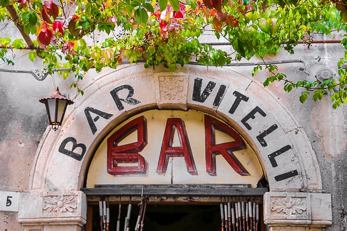 Bar Vitelli, Savoca, Sicily