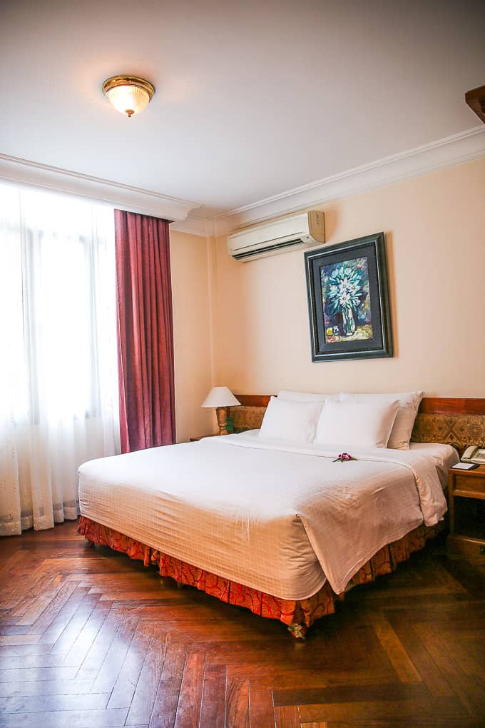 Bedroom at Hotel Majestic, Ho Chi Minh City, Vietnam