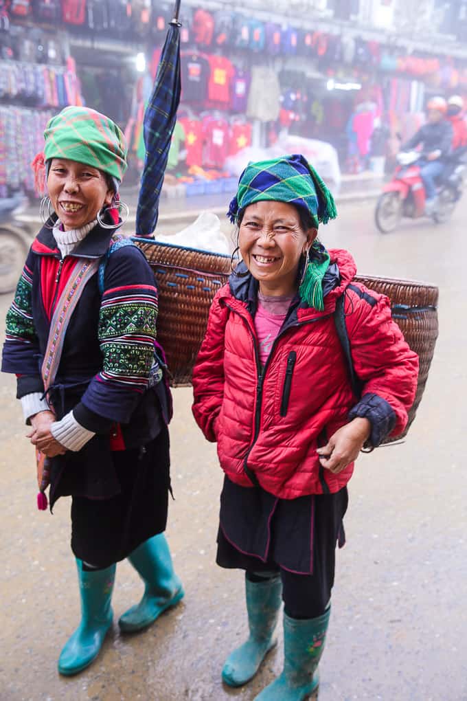Hmong women in Sapa, Vietnam