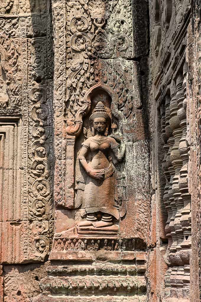 Preah Khan temple complex near Angkor Wat, Cambodia
