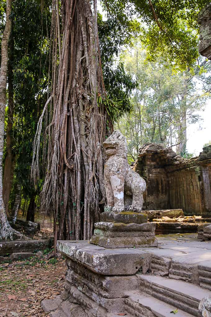 Preah Khan temple complex near Angkor Wat, Cambodia