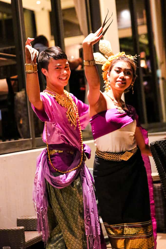 Dancing and Entertainment at the Saffron Restaurant at The Banyan Tree Samui, Koh Samui Island