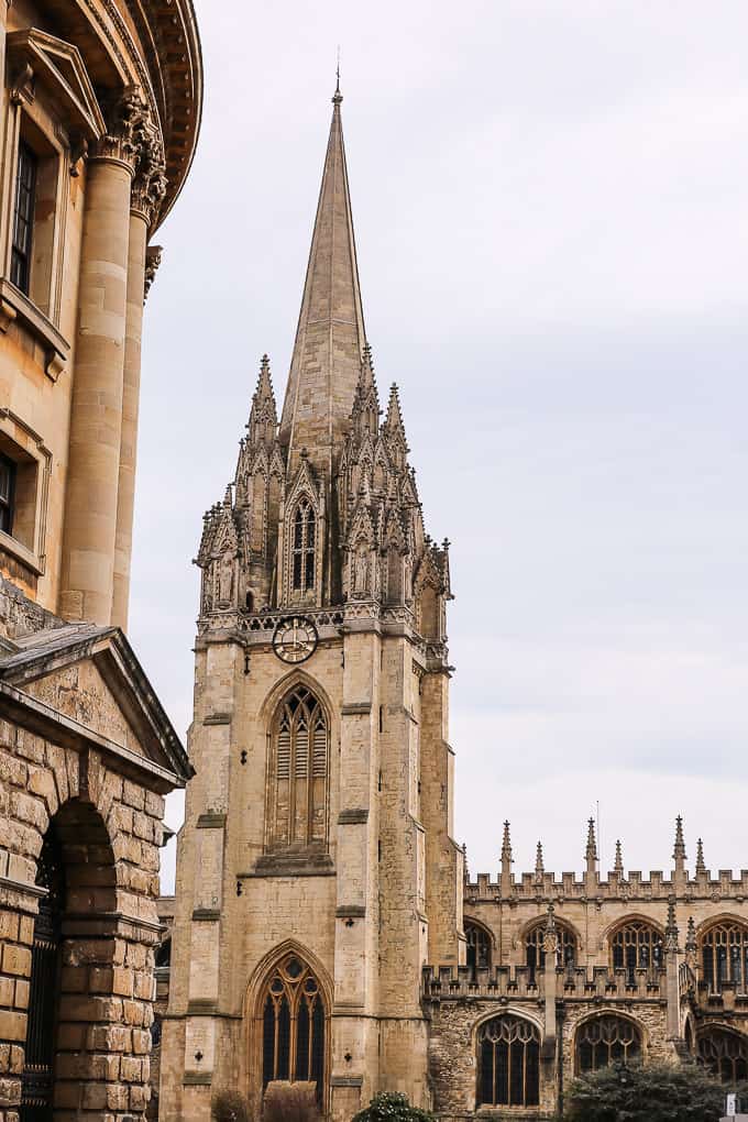 The University Church of St Mary the Virgin, an Oxford church