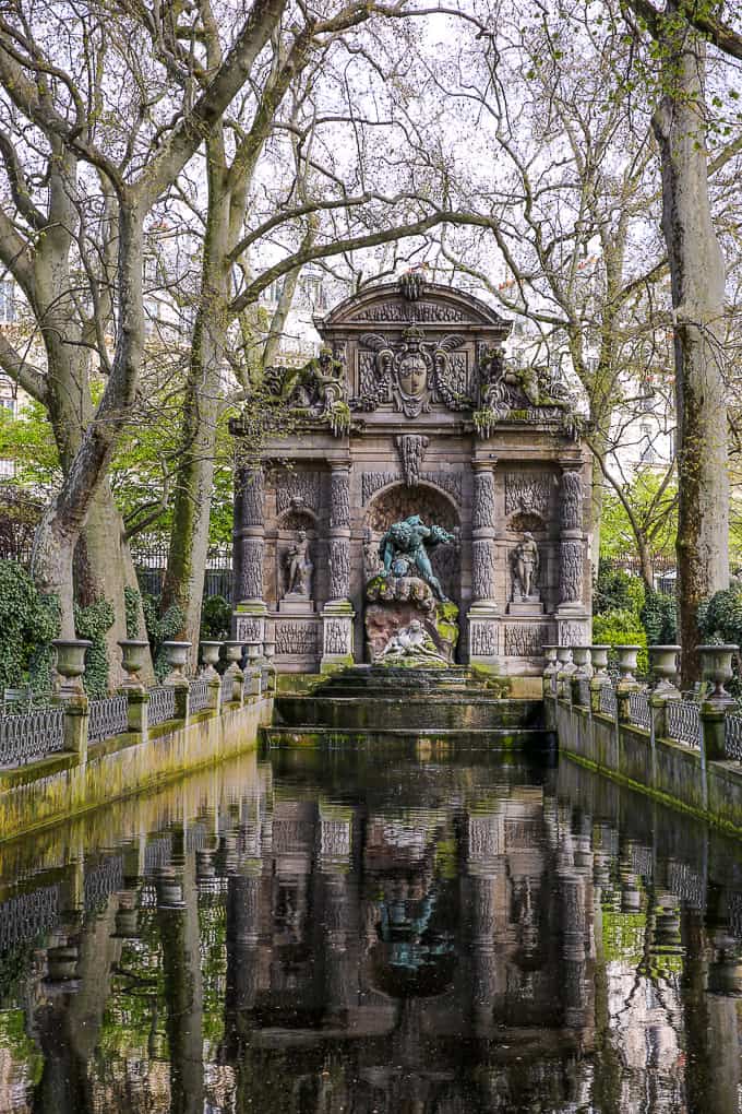 the Fontaine de Medicis, Jardin du Luxembourg, Paris