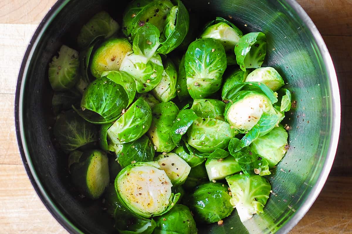 brussels sprouts in a bowl