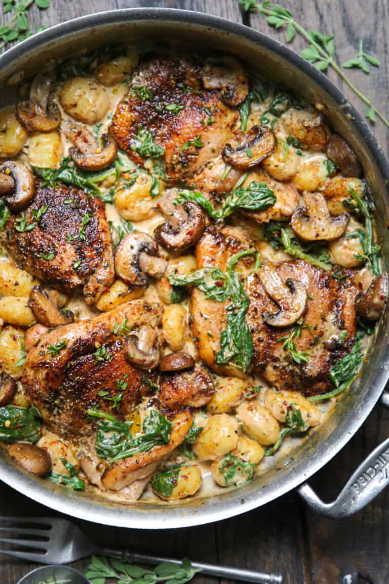 Creamy Chicken and Gnocchi - One-Pan, 30-Minute Meal - Julia's Album