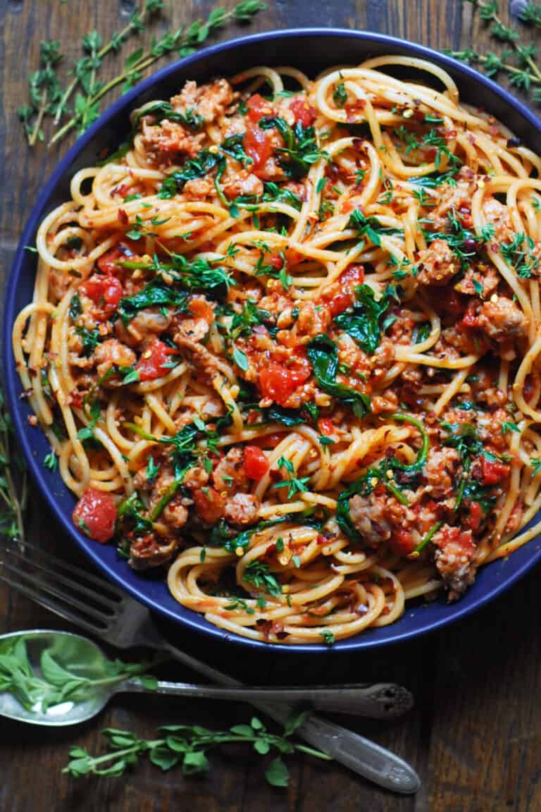 30-Minute Italian Sausage Spaghetti - Julia's Album