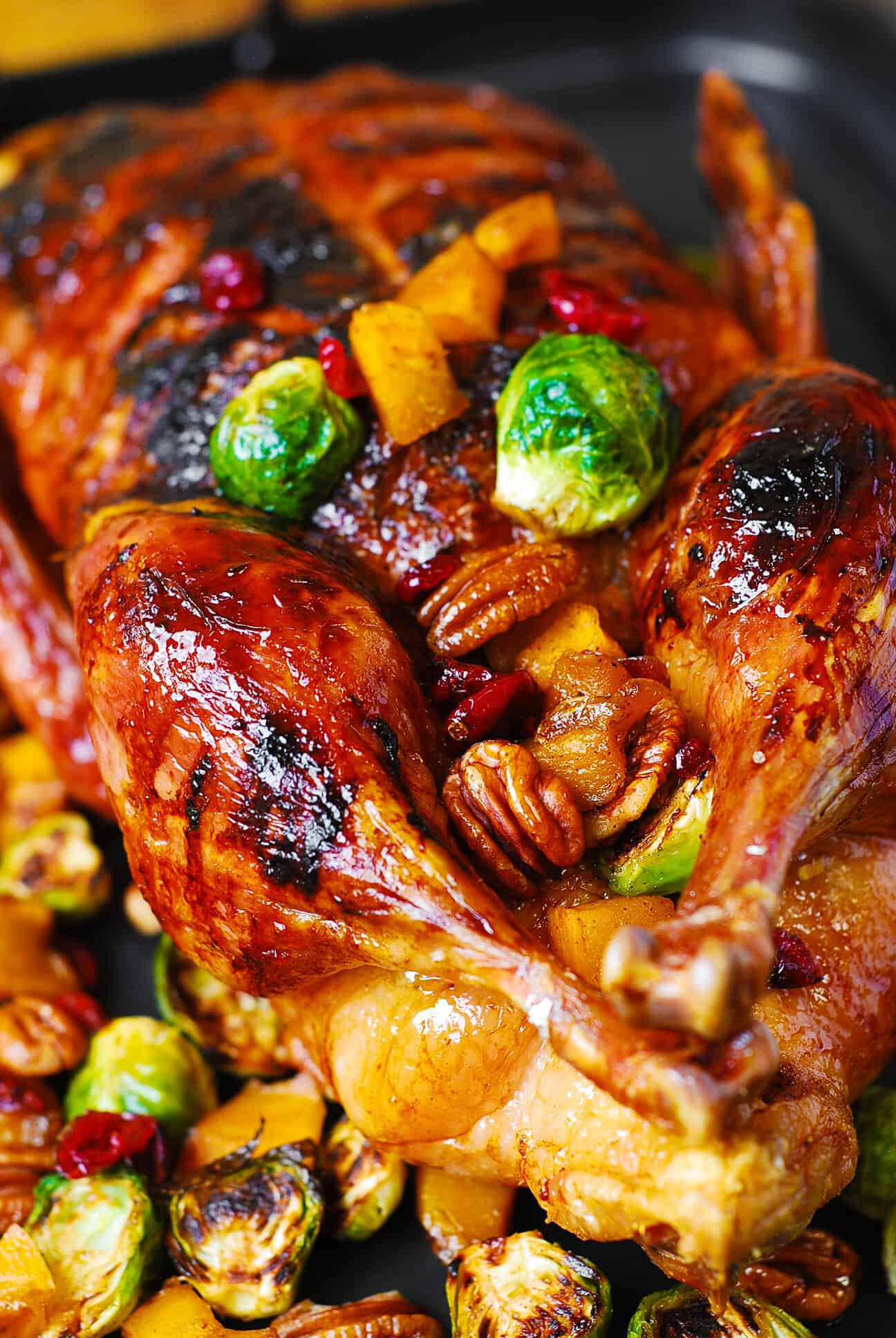 Roast Duck (glazed with balsamic glaze).