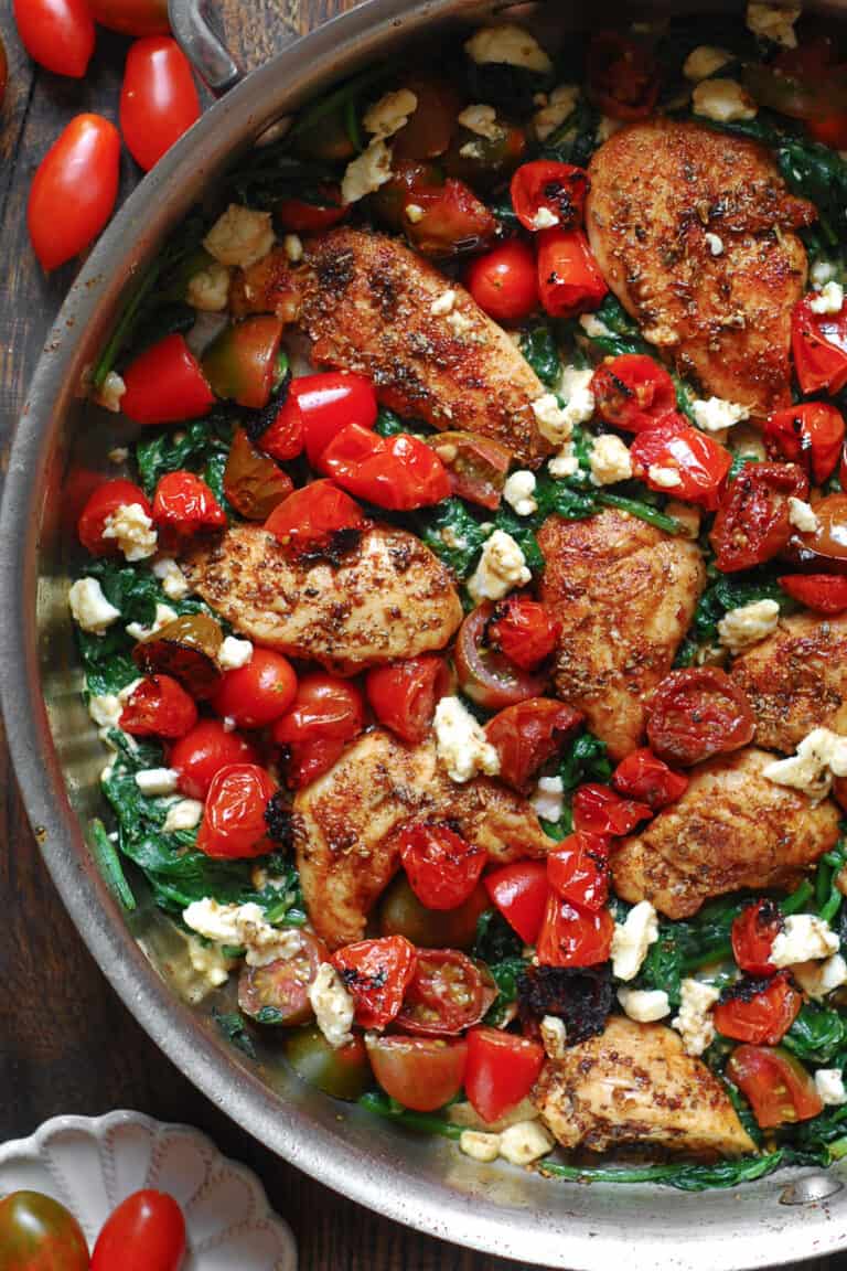 Mediterranean Chicken Stir Fry with Vegetables (30-Minutes, One-Pan ...