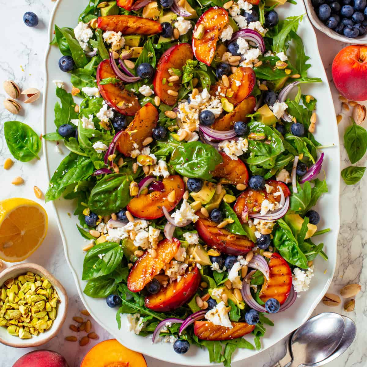 Grilled Peach Salad