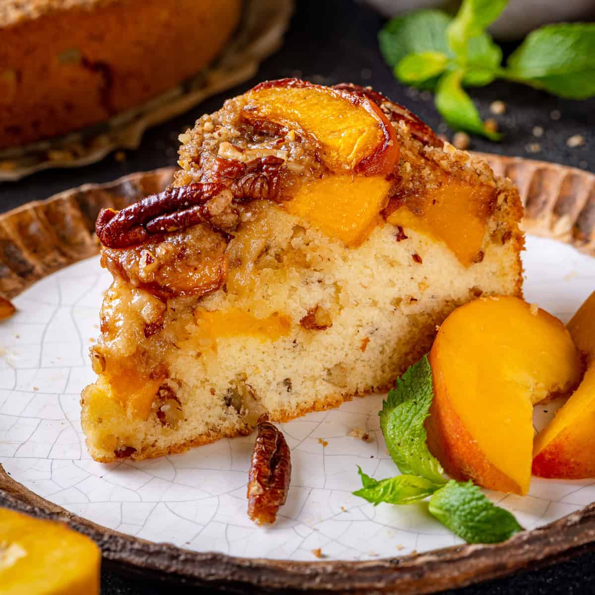 Peach Espresso Cake of Your Desires!