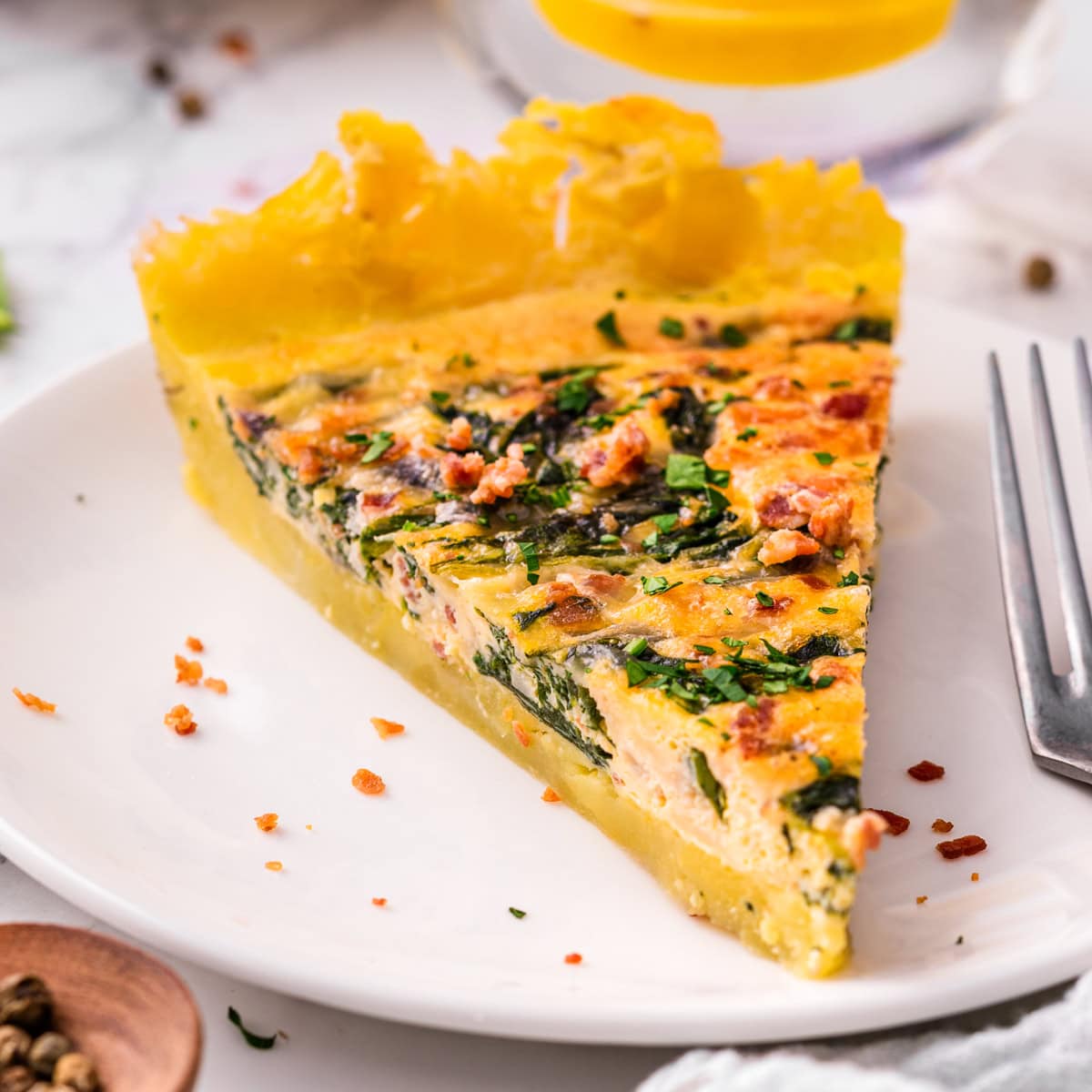 Potato Crust Quiche