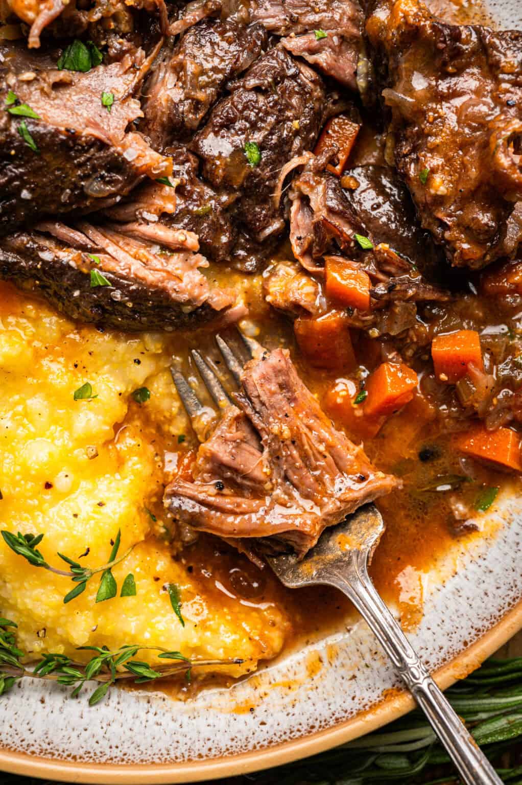 Braised Short Ribs with Red Wine & Mushrooms - Julia's Album