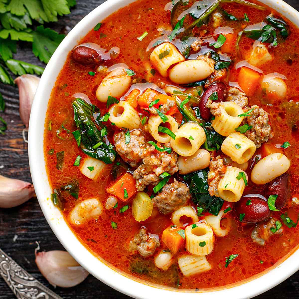 Pasta e Fagioli Soup (Olive Garden Copycat)-image