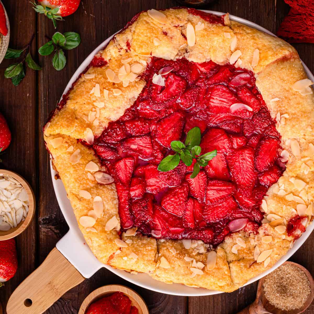 Strawberry Galette Strawberry Galette