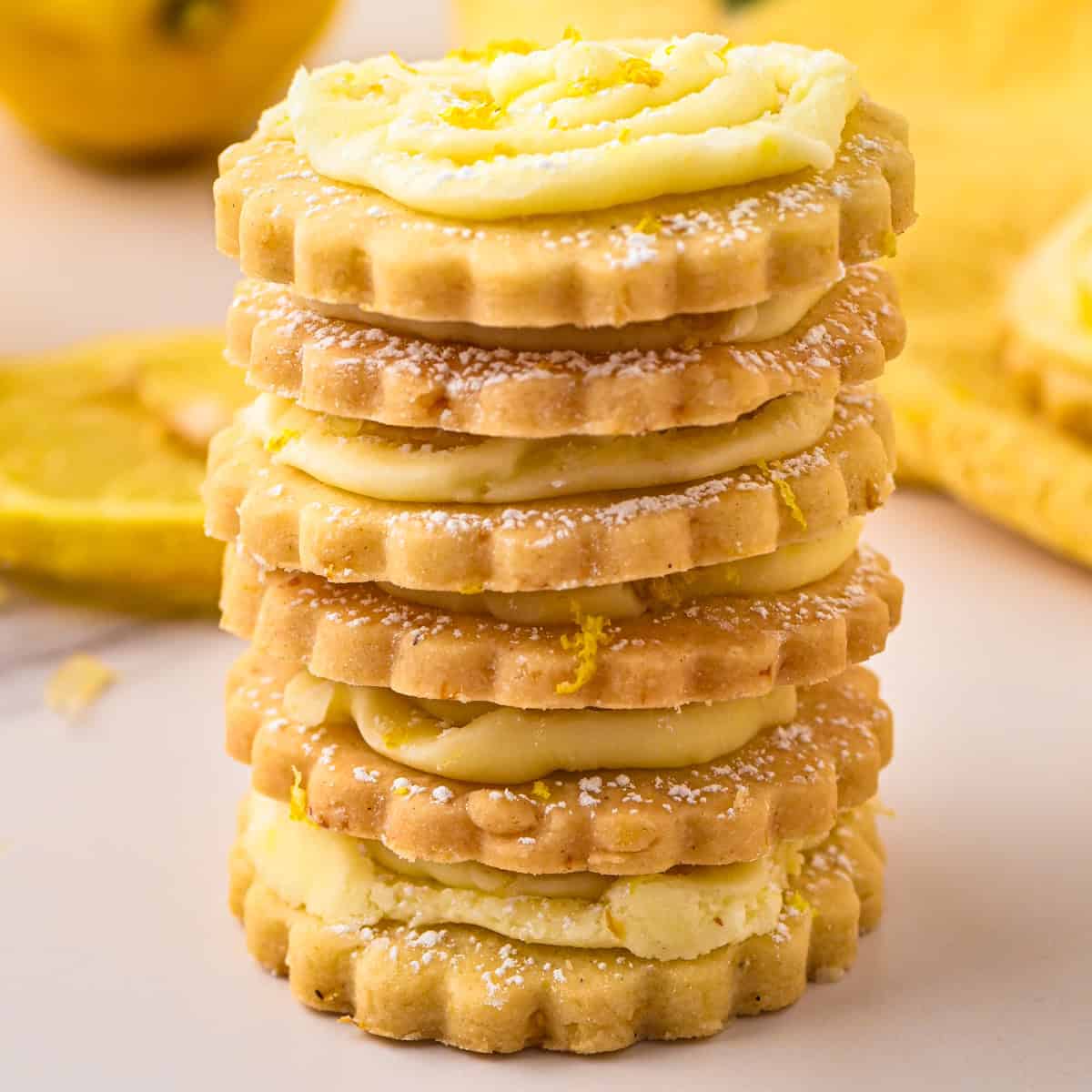 Traditional Lemon Shortbread Cookies Traditional Lemon Shortbread Cookies